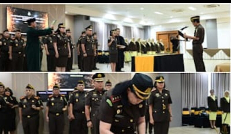 Pelantikan tiga Kepala Kejaksaan Negeri oleh Kejati Jawa Barat
