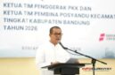 Bupati Bandung Dadang Supriatna menghadiri pelantikan Ketua TP PKK dan TP Posyandu