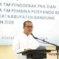 Bupati Bandung Dadang Supriatna menghadiri pelantikan Ketua TP PKK dan TP Posyandu