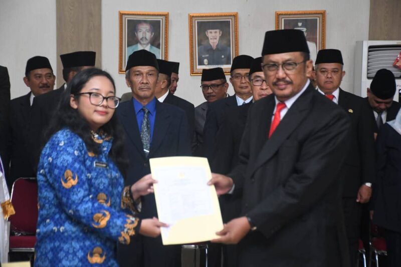 Pemerintah Kabupaten Sukabumi melantik 93 ASN,