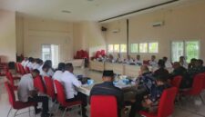 Komisi I DPRD Kabupaten Sukabumi menggelar rapat kerja pembahasan LKPJ Bupati Tahun Anggaran 2025