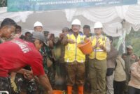 Peresmian dan pembangunan Jembatan Garuda di Kabupaten Sukabumi
