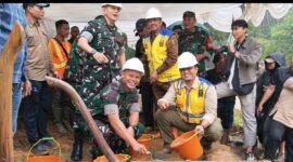 Pembangunan Jembatan Perintis Garuda di Kecamatan Cimanggu resmi dimulai.