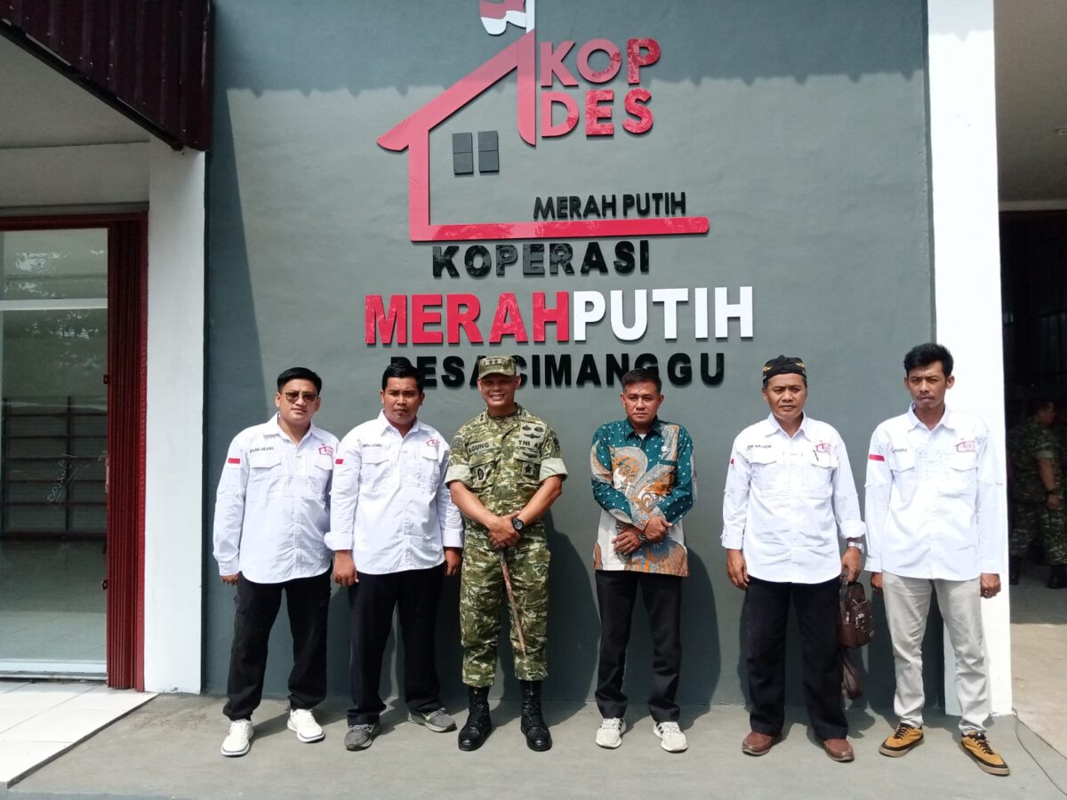 Kodim 0622/Kabupaten Sukabumi mendukung penuh peresmian Koperasi Desa Merah Putih