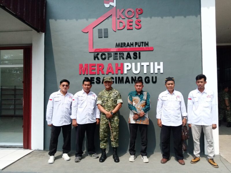 Kodim 0622/Kabupaten Sukabumi mendukung penuh peresmian Koperasi Desa Merah Putih