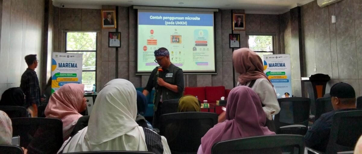 Pelatihan Digital Marketing Program MAREMA di Kecamatan Lengkong