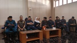 Kasubag Umpeg Dinas Pemadam Kebakaran Kabupaten Sukabumi menghadiri Rapat Paripurna DPRD