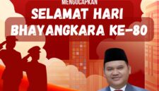 PLT Bapperida Kabupaten Sukabumi turut menghadiri upacara peringatan Hari Bhayangkara ke-80
