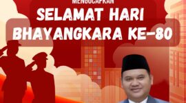 PLT Bapperida Kabupaten Sukabumi turut menghadiri upacara peringatan Hari Bhayangkara ke-80