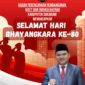 PLT Bapperida Kabupaten Sukabumi turut menghadiri upacara peringatan Hari Bhayangkara ke-80