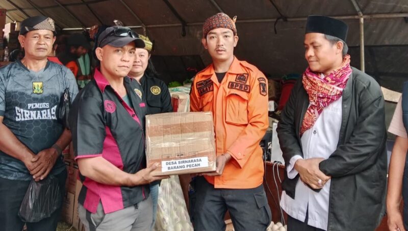 Kepedulian untuk sesama terus mengalir bagi warga Kampung Adat Cipta Mulya,