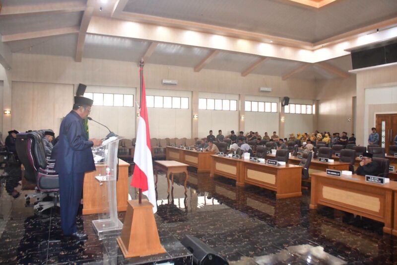 Rapat paripurna DPRD kabupaten Sukabumi