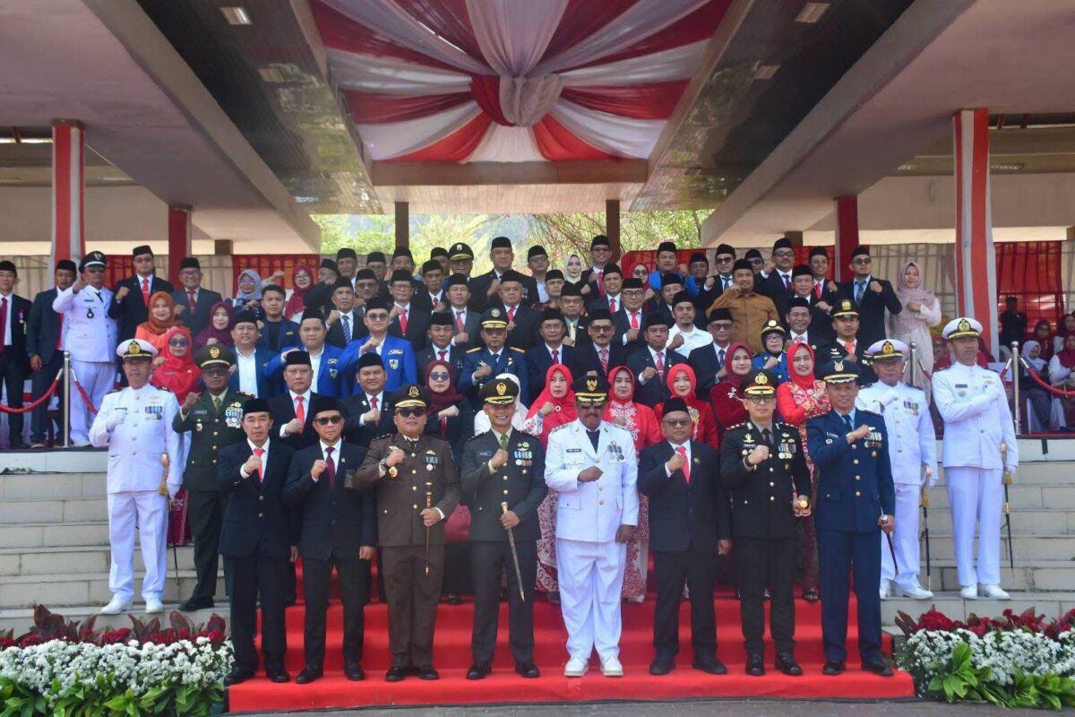 Upacara peringatan HUT ke-81 Kemerdekaan Republik Indonesia
