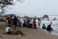 Pantai Karang Naya di kawasan Samudra Beach Hotel,
