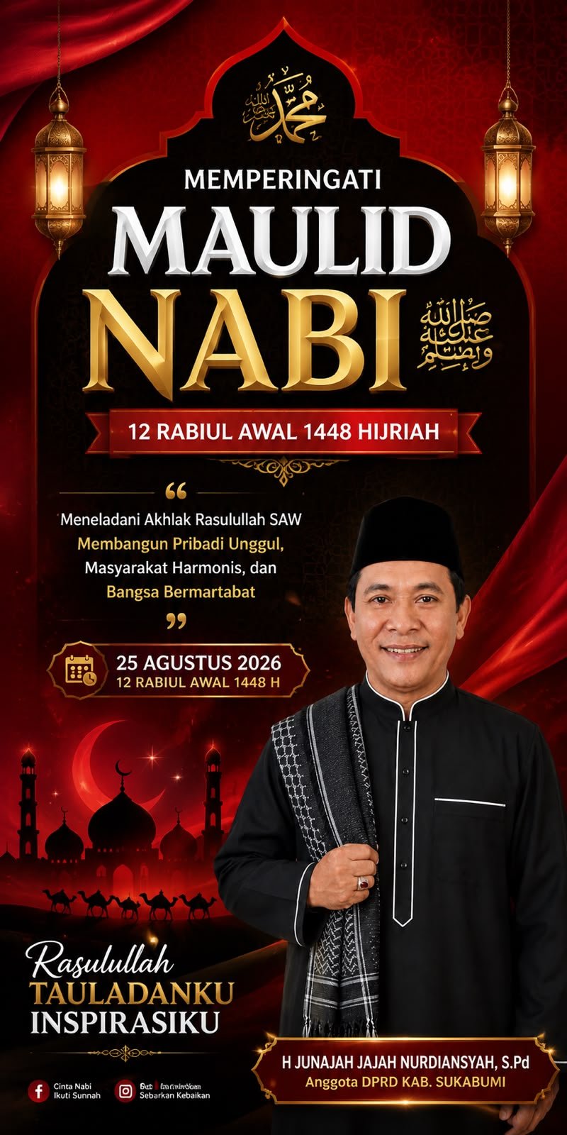 Anggota DPRD Kabupaten Sukabumi H. Junajah Jajah Nurdiansyah, S.Pd.