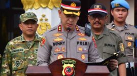 Polres Sukabumi menggelar Apel Kebangsaan