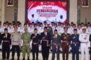 Bupati Sukabumi H Asep Japar mengukuhkan 32 anggota Paskibraka Kabupaten Sukabumi