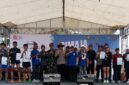 Semarak HUT ke-81 Kemerdekaan RI hadir di Pantai Cimaja.