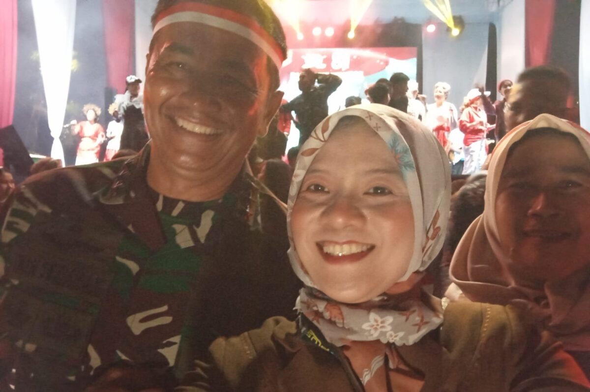 Panggung syukuran HUT ke-81 Republik Indonesia
