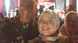 Panggung syukuran HUT ke-81 Republik Indonesia