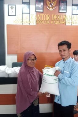 Pemdes Wanajaya Salurkan Bantuan Beras 30 Kg kepada 685 KPM
