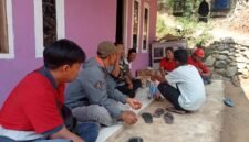 Kebakaran menghanguskan rumah warga di Kampung Cijambe, Desa Nangerang, Kecamatan Jampangtengah,