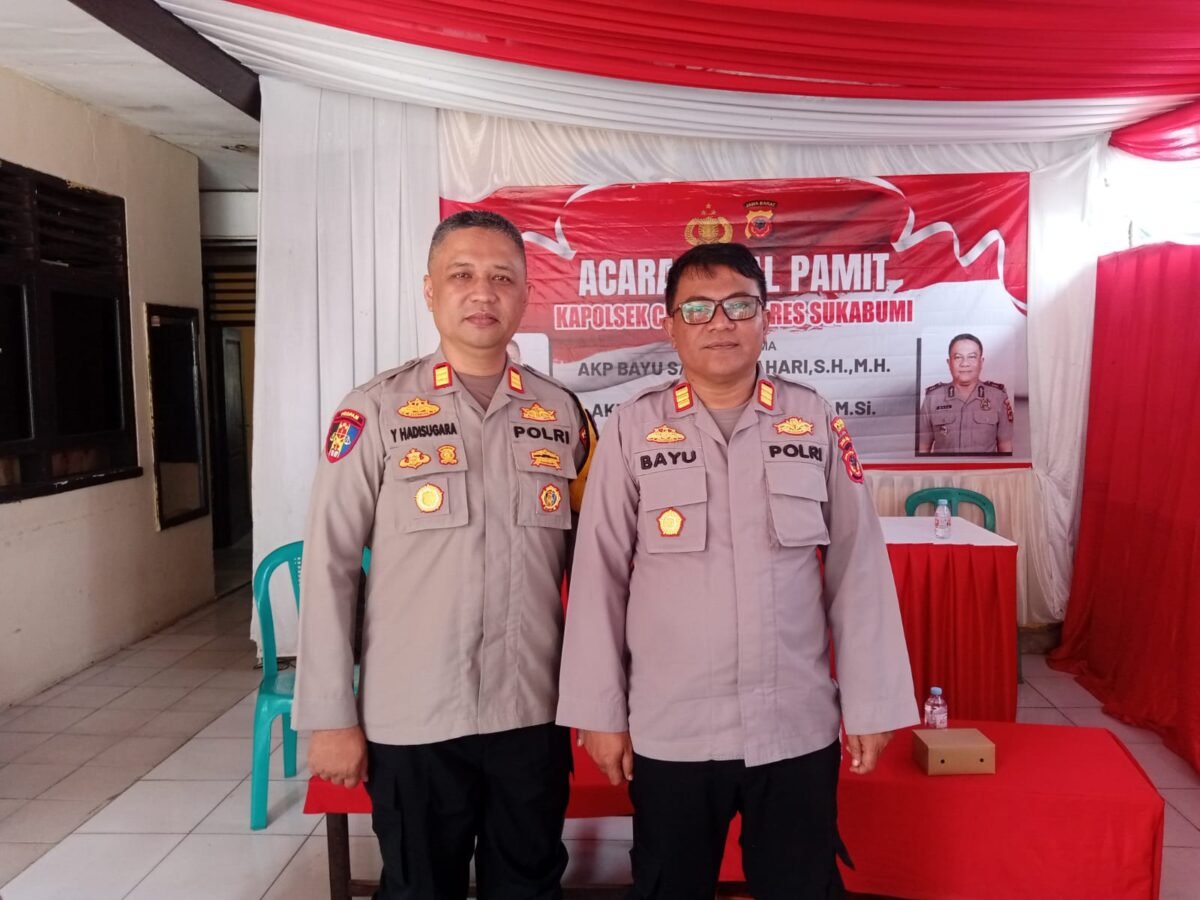 Pisah sambut Kapolsek Cisolok Polres Sukabumi
