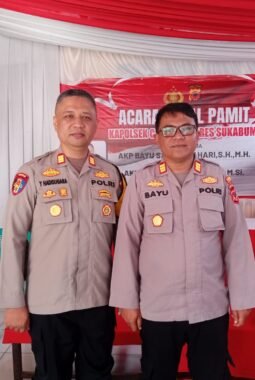 Pisah Sambut Kapolsek Cisolok, AKP Bayu Saeful Bahari Digantikan AKP Yopi Hadisugara