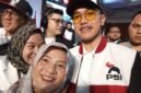 Presiden ke-7 RI Joko Widodo (Jokowi) menghadiri Rakorda DPD PSI Kota Bandung di Hotel Grand Pasundan,
