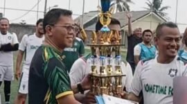 Dinas Perikanan Kabupaten Sukabumi berhasil meraih juara kedua dalam ajang Mini Soccer BAPOR KORPRI 2026