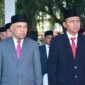 Barisan personel Satpol PP Kabupaten Sukabumi