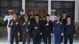 Mewakili Ketua DPRD Kabupaten Sukabumi, Mansyurudin, A.Md., menghadiri Upacara Peringatan HUT ke-81 TNI