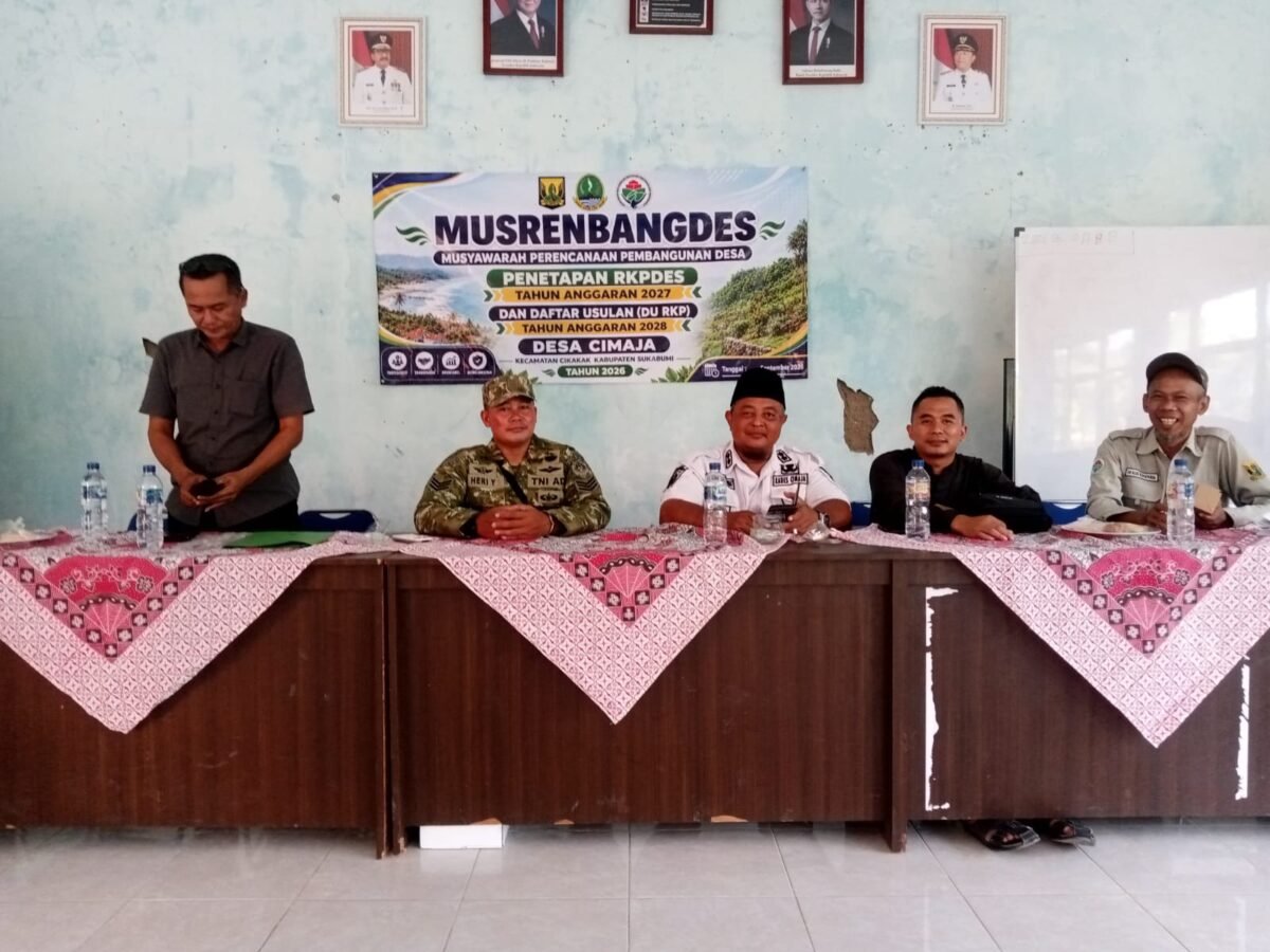 Pemdes Cimaja menggelar Musrenbangdes