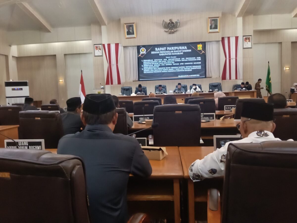 Ketua DPRD Kabupaten Sukabumi, Budi Azhar Mutawali,