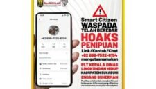 Penipuan yang mencatut nama Plt Kepala Dinas Lingkungan Hidup (DLH)