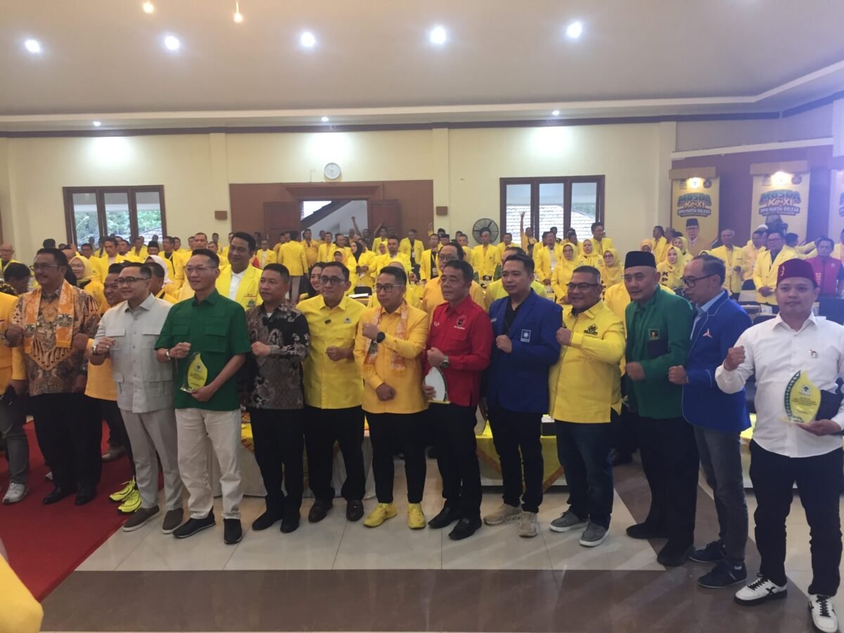 Asep Japar resmi terpilih secara aklamasi sebagai Ketua DPD Partai Golkar Kabupaten Sukabumi periode 2025–2030